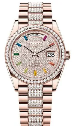 Rolex Day-Date 36 128345RBR 36mm Rose gold Rose