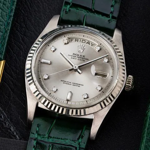 Rolex Day-Date 36 1803 36mm White gold Silver