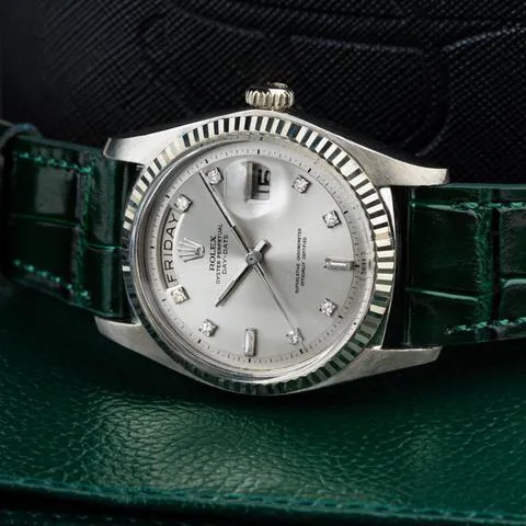 Rolex Day-Date 36 1803 36mm White gold Silver 2