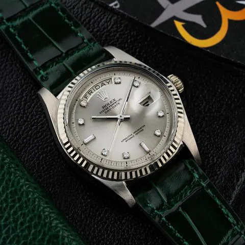 Rolex Day-Date 36 1803 36mm White gold Silver 7