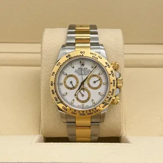 Rolex Daytona 116503-0001 Yellow gold and Stainless steel White