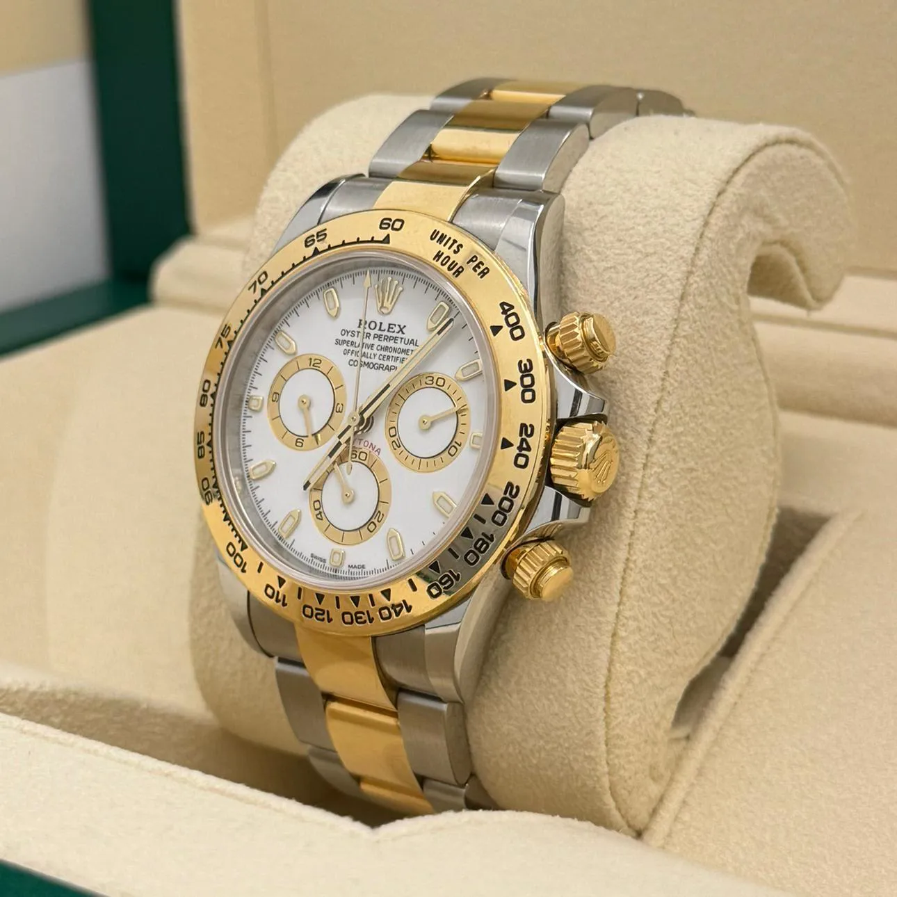 Rolex Daytona 116503-0001 40mm Yellow gold and Stainless steel White 1