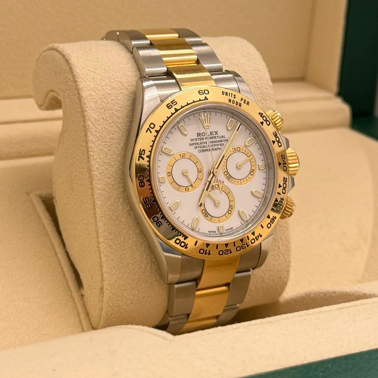 Rolex Daytona 116503-0001 40mm Yellow gold and Stainless steel White 2