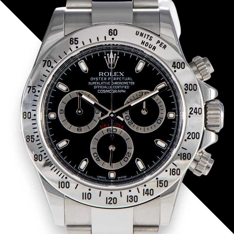 Rolex Daytona 116520 40mm Stainless steel Black 5