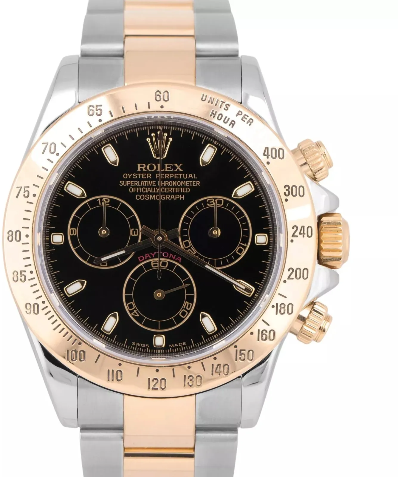 Rolex Daytona 116523-0039 40mm Yellow gold Black