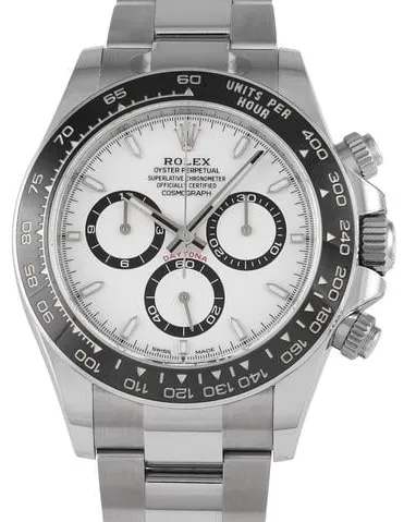 Rolex Daytona 126500LN 40mm Stainless steel White