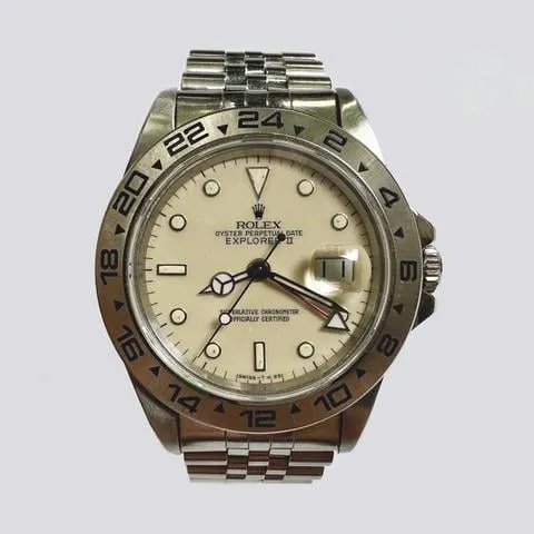 Rolex Explorer II 16550 39mm Stainless steel Champagne