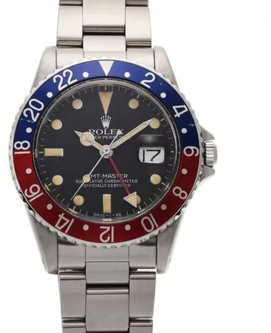 Rolex GMT-Master 16750 40mm Stainless steel Black