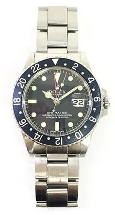 Rolex GMT-Master 1675 40mm Stainless steel Black