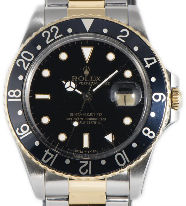 Rolex GMT-Master 16753 40mm Stainless steel Black