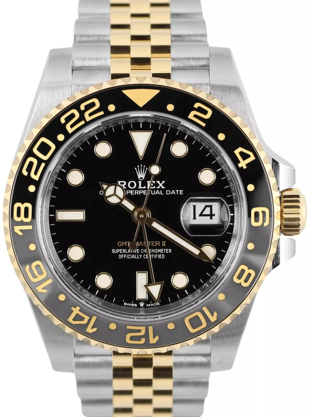 Rolex GMT-Master II 126713GRNR-0001 40mm Yellow gold and Oystersteel Black