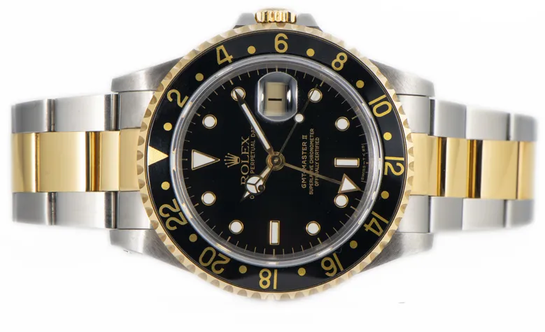 Rolex GMT-Master II 16713 40mm Yellow gold and Stainless steel Black 2