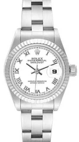 Rolex Lady-Datejust 79174 26mm Stainless steel White