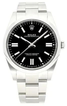 Rolex Oyster Perpetual 41 124300 41mm Stainless steel Black