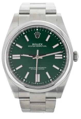 Rolex Oyster Perpetual 41 124300 41mm Stainless steel Green