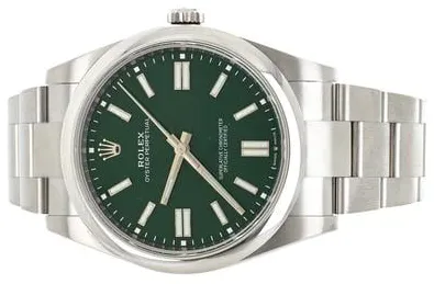 Rolex Oyster Perpetual 41 124300 41mm Stainless steel Green 2