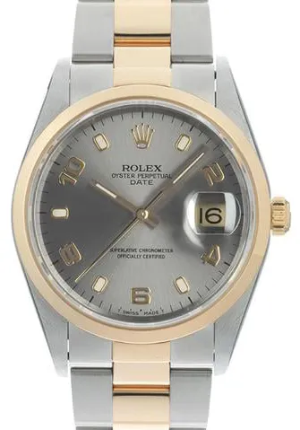 Rolex Oyster Perpetual Date 15203 34mm Stainless steel Gray