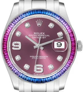 Rolex Pearlmaster 86349SAFUBL White gold Red