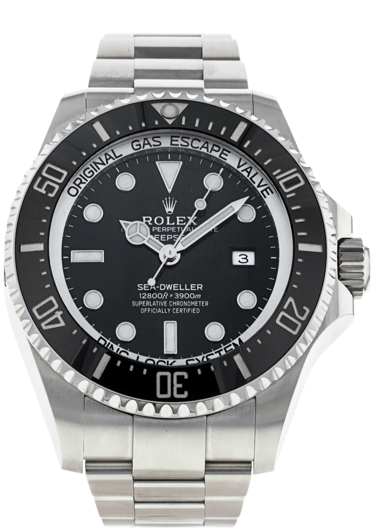 Rolex Sea-Dweller Deepsea 126660 44mm Stainless steel Black