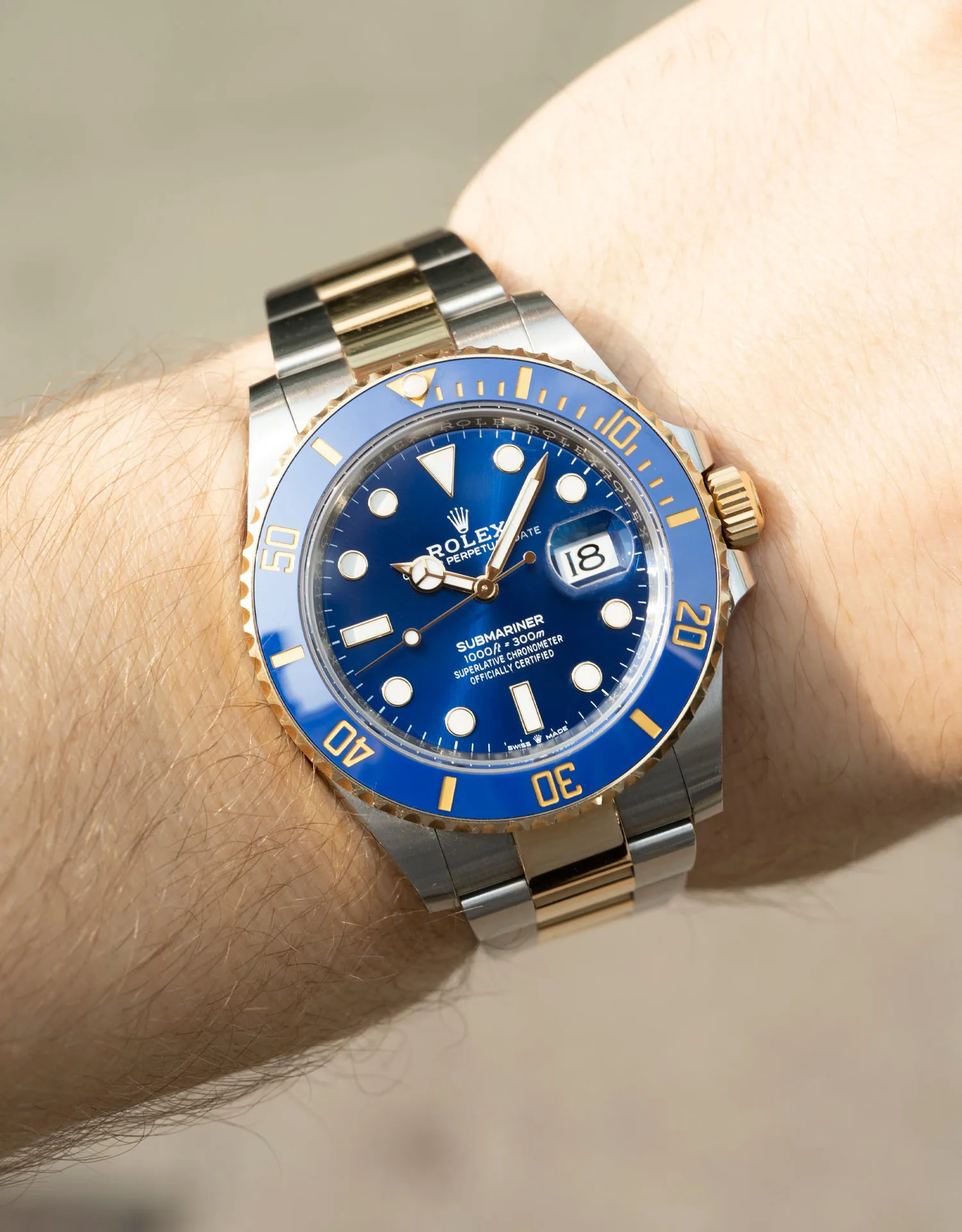 Rolex Submariner 126613LB 41mm Yellow gold and Stainless steel Blue 3