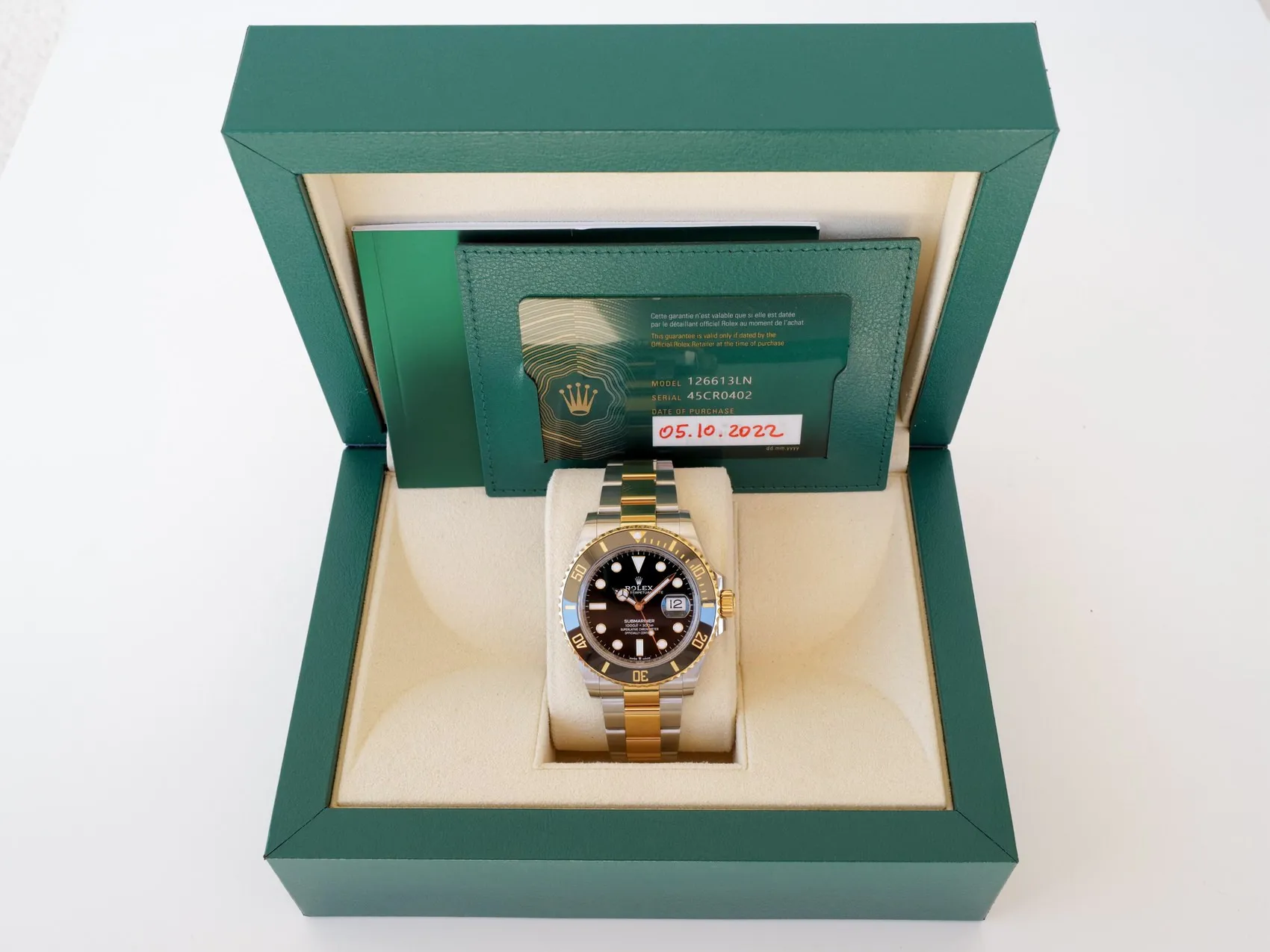 Rolex Submariner 126613LN 41mm Yellow gold and Stainless steel Black 1