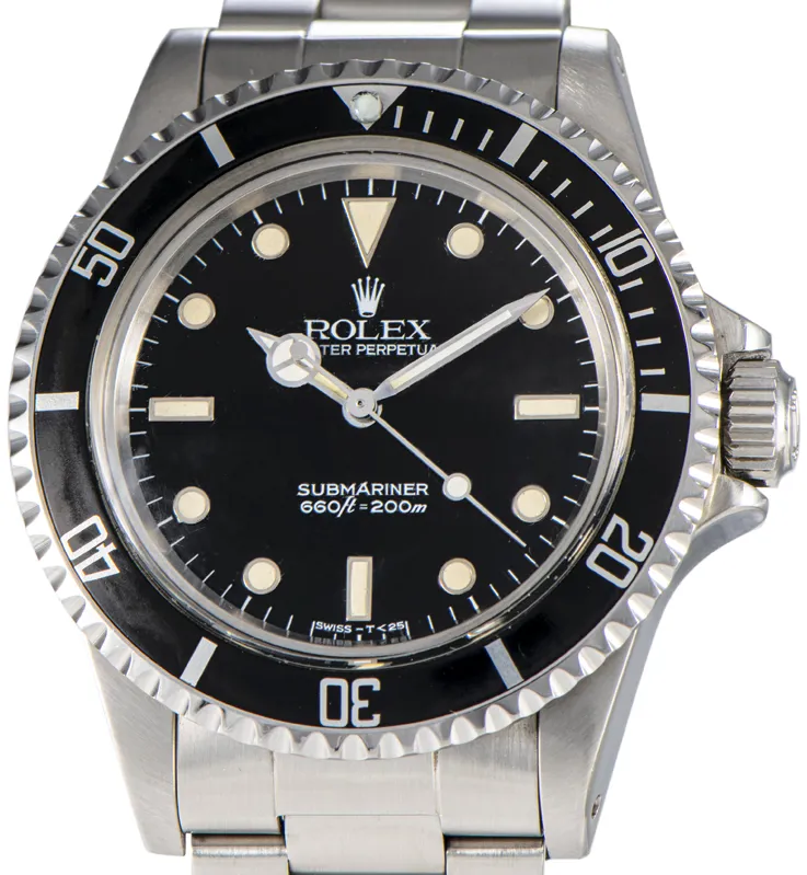 Rolex Submariner 5513 40mm Stainless steel Black