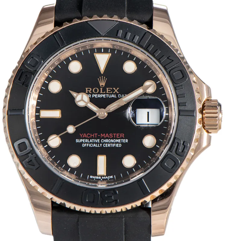 Rolex Yacht-Master 40 116655 40mm Ceramic and Rose gold Black