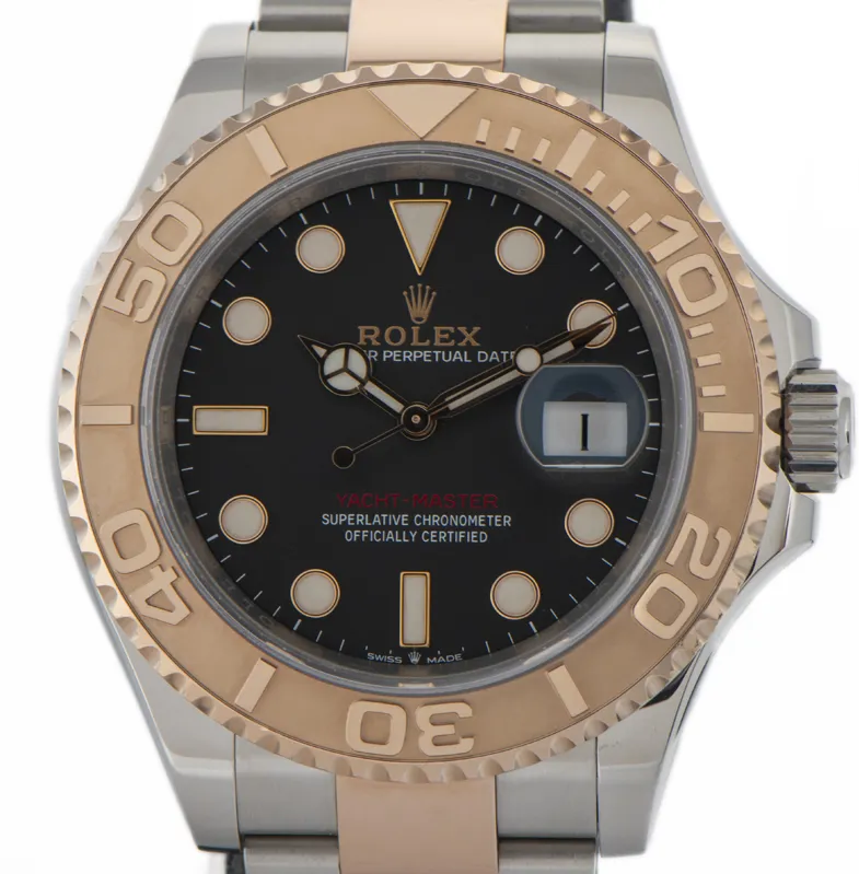 Rolex Yacht-Master 40 126621 40mm Rose gold and Stainless steel and 18k rose gold Black