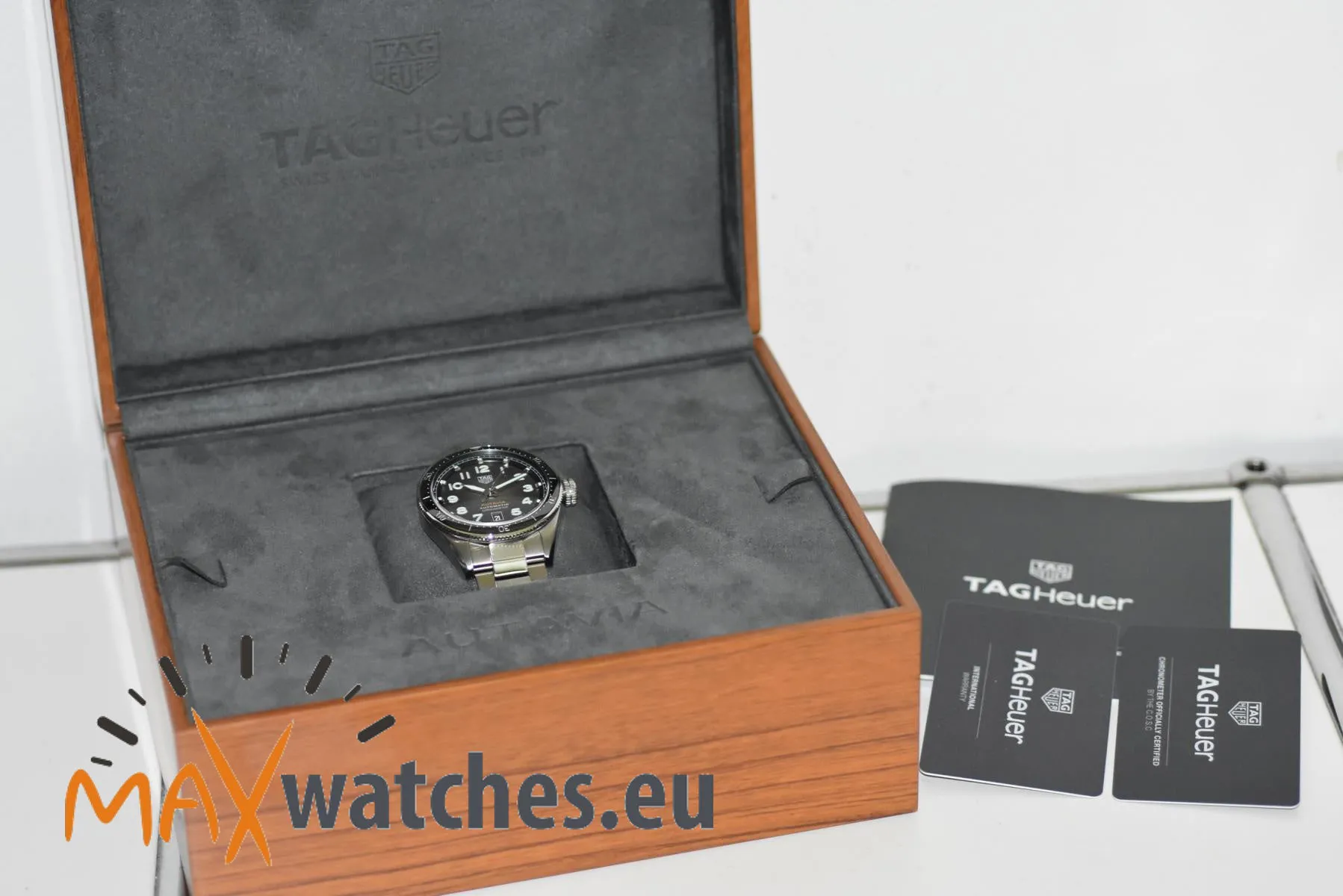 TAG Heuer Autavia WBE5114.EB0173 42mm Stainless steel Black 10