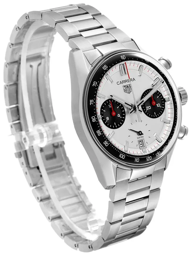 TAG Heuer Carrera CBS2216.BA0041 39mm Stainless steel White 2