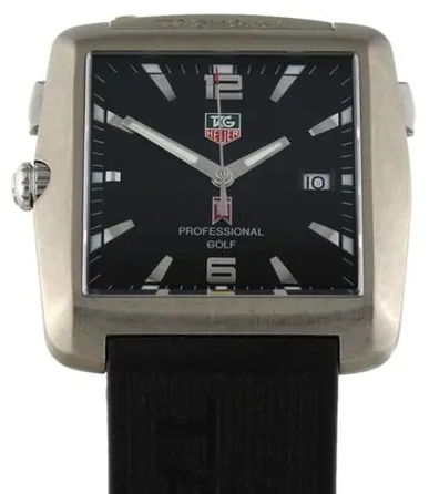 TAG Heuer Professional Golf Watch WAE1110.FT6004 39mm Stainless steel Black