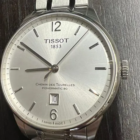 Tissot Chemin de Tourelles T099.407.11.037.00 42mm Stainless steel Silver