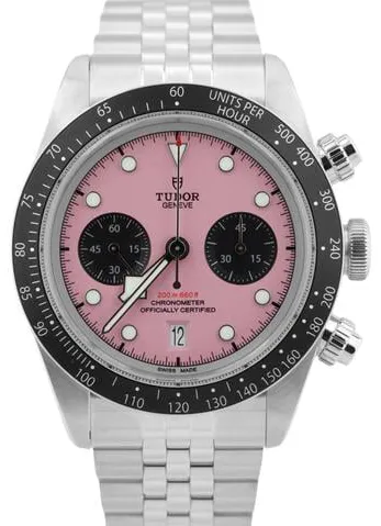 Tudor Black Bay Chronograph 79360 41mm Stainless steel Rose