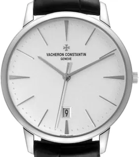 Vacheron Constantin Patrimony 85180/000G-9230 White gold Silver