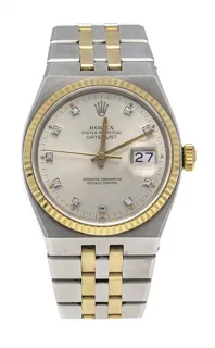 Rolex Datejust Oysterquartz 17013 Yellow gold and Stainless steel Silver