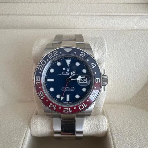 Rolex GMT-Master II 126719BLRO 40mm White gold Blue