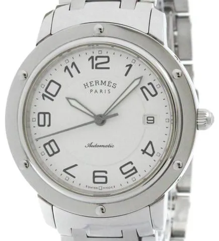 Hermès Clipper CP2.810 39mm Stainless steel Silver