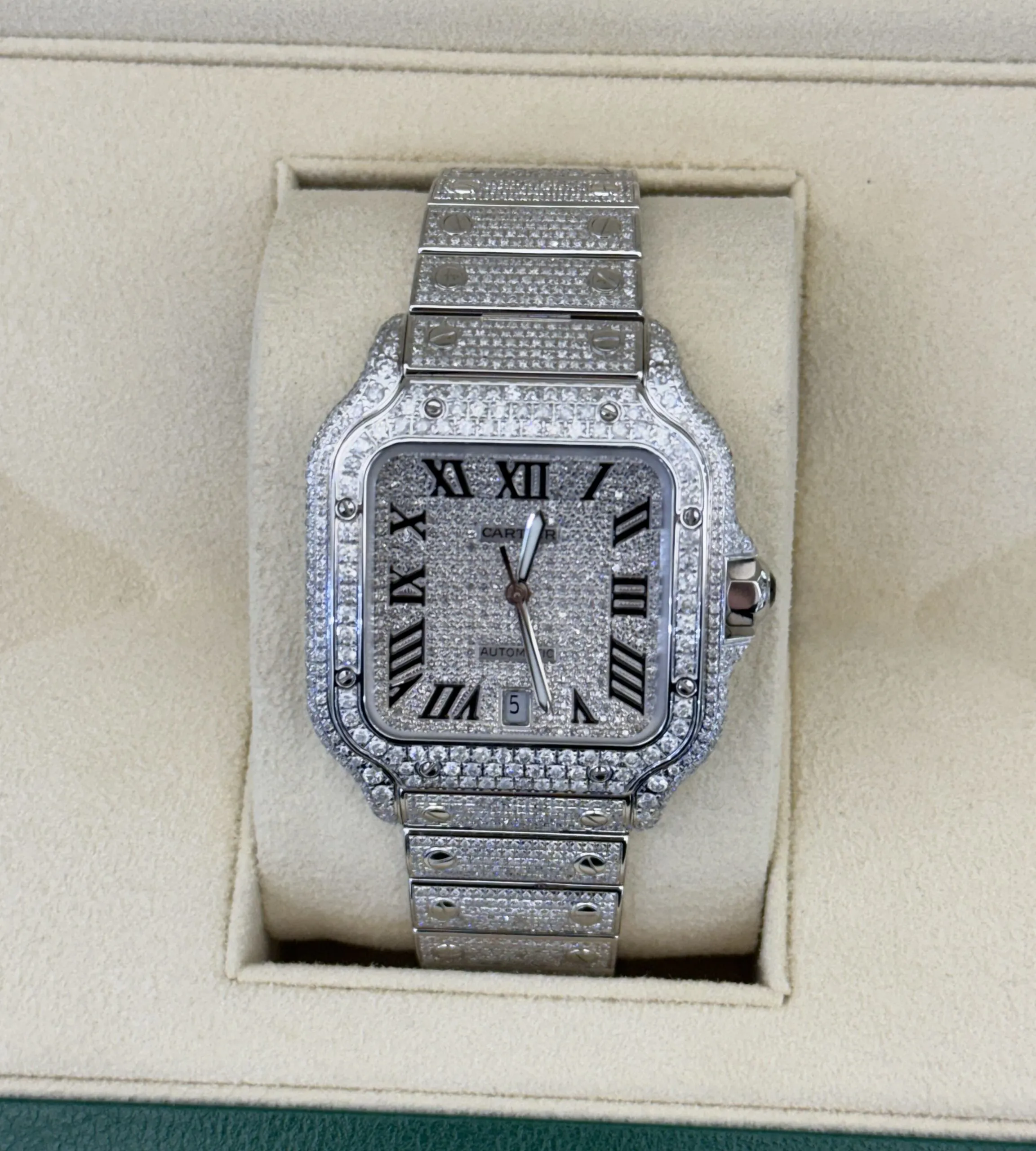 Cartier Santos de Cartier WSSA0018 40mm Acciaio Silver