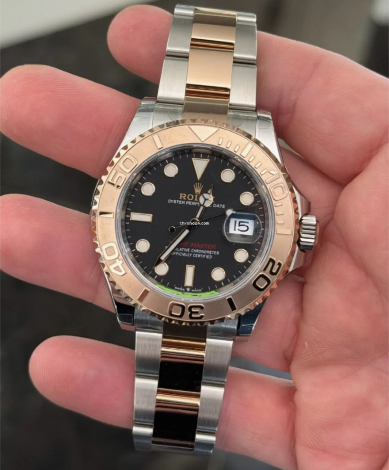 Rolex Yacht-Master 40 126621 40mm Oro/Acciaio Nero 4