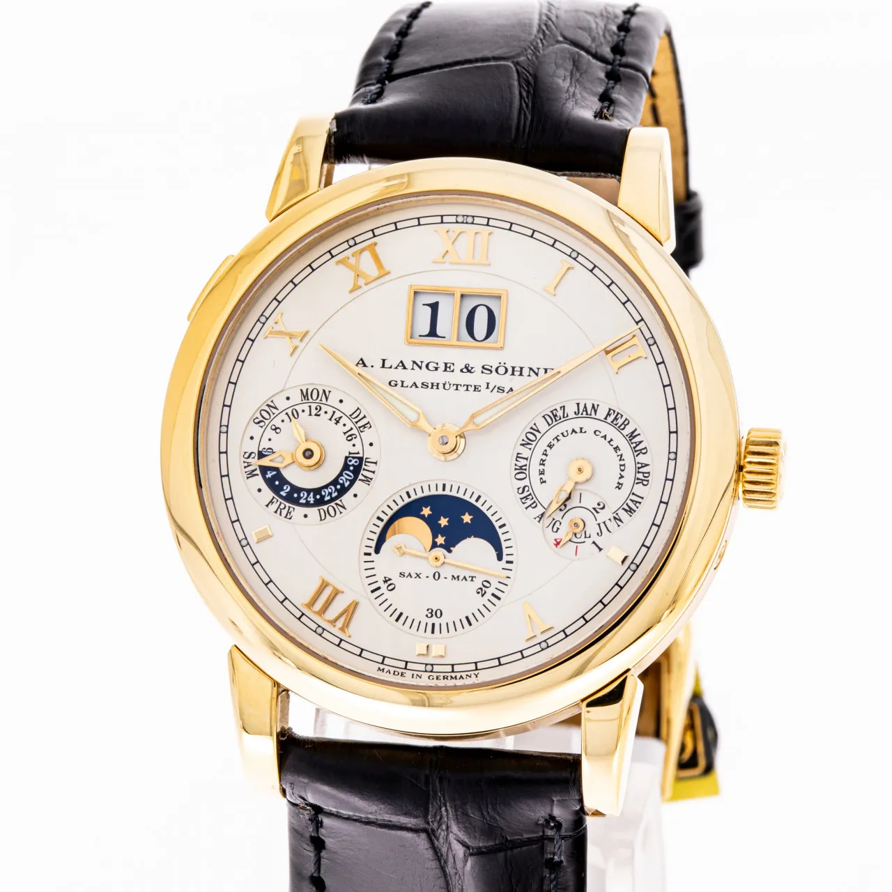 A. Lange & Söhne Langematik Perpetual 310.021 38mm Yellow gold Champagne