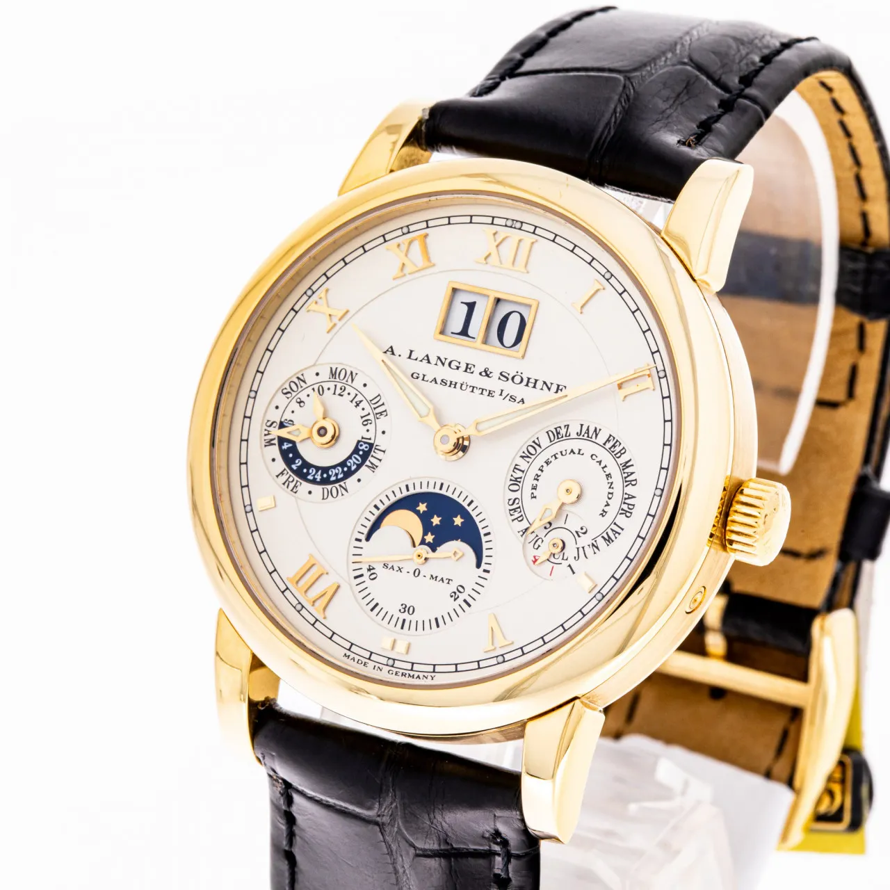 A. Lange & Söhne Langematik Perpetual 310.021 38mm Yellow gold Champagne 1