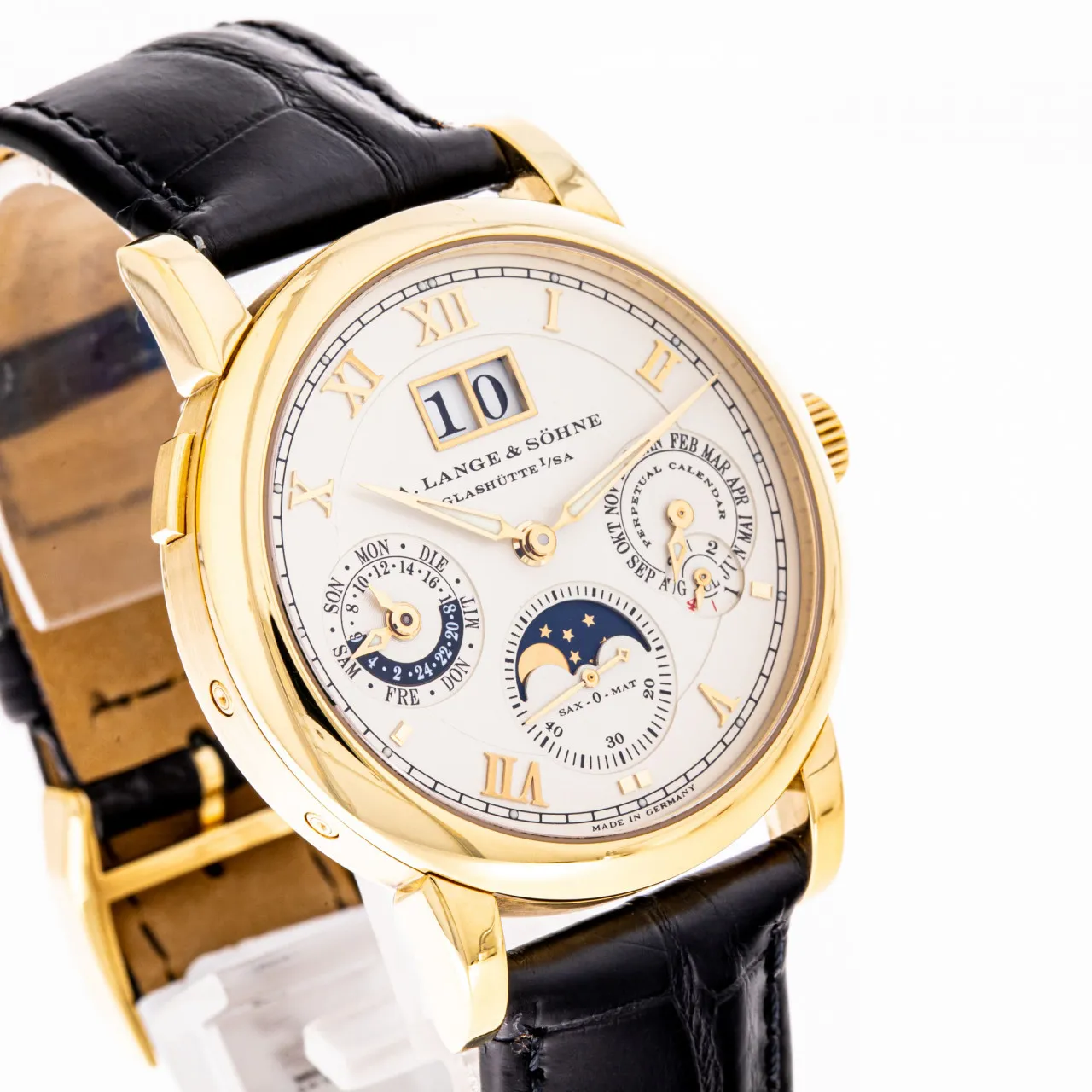 A. Lange & Söhne Langematik Perpetual 310.021 38mm Yellow gold Champagne 5