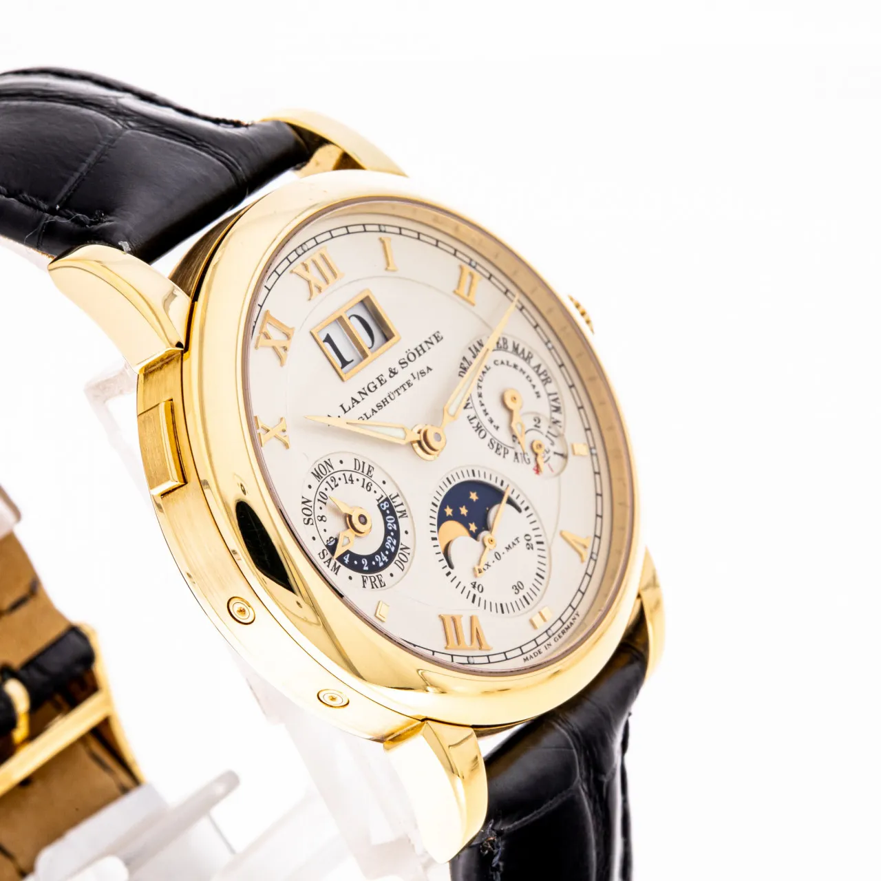 A. Lange & Söhne Langematik Perpetual 310.021 38mm Yellow gold Champagne 6