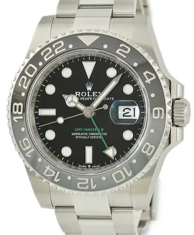 Rolex GMT-Master II 126710GRNR 40mm Stainless steel Black