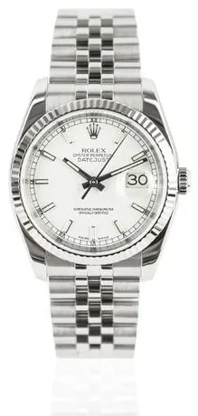 Rolex Datejust 36 116234 36mm Stainless steel White 1