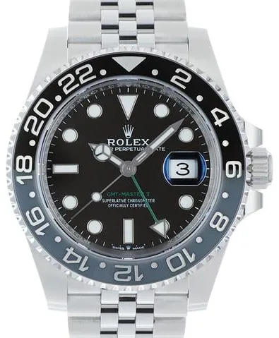 Rolex GMT-Master II 126710GRNR 40mm Stainless steel Black