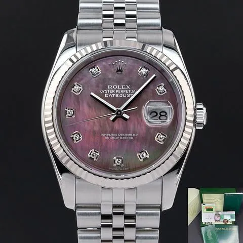 Rolex Datejust 36 116234 36mm Stainless steel Mother-of-pearl