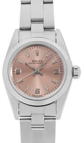 Rolex Oyster Perpetual 76080 23.5mm Stainless steel Rose