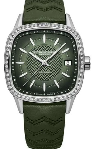 Raymond Weil Freelancer 2490-SCS-52051 34.5mm Stainless steel Green