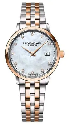 Raymond Weil Toccata 5985-SP5-97081 29mm Rose gold White